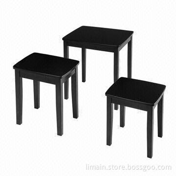 3 Pieces End Table Set with Eco-friendly